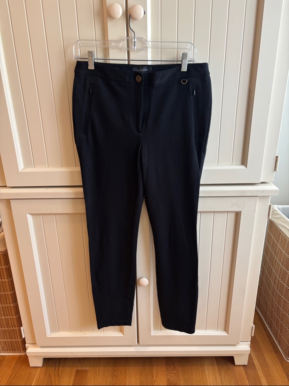 Talbots Black Slim Ankle Dress Pants